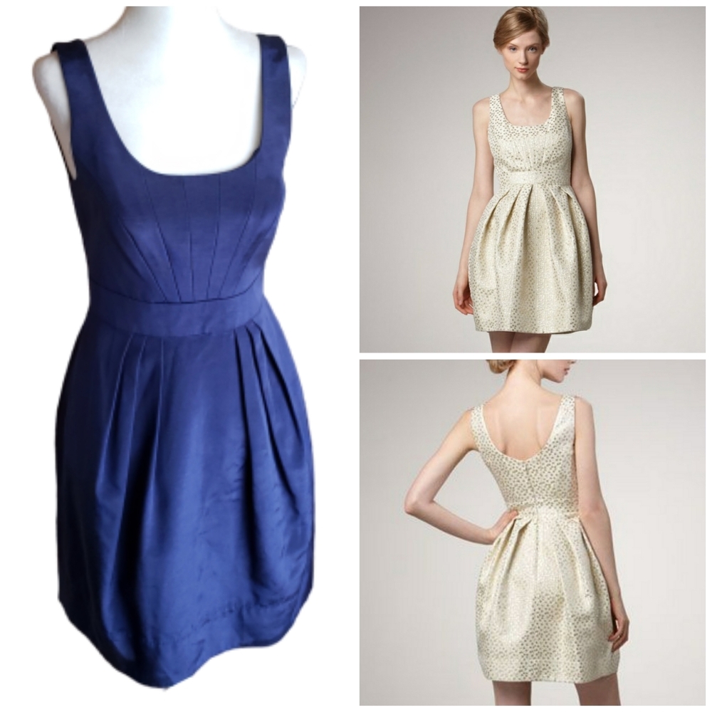 NWT Shoshanna | Isabella Dress Pockets Ink Blue 2